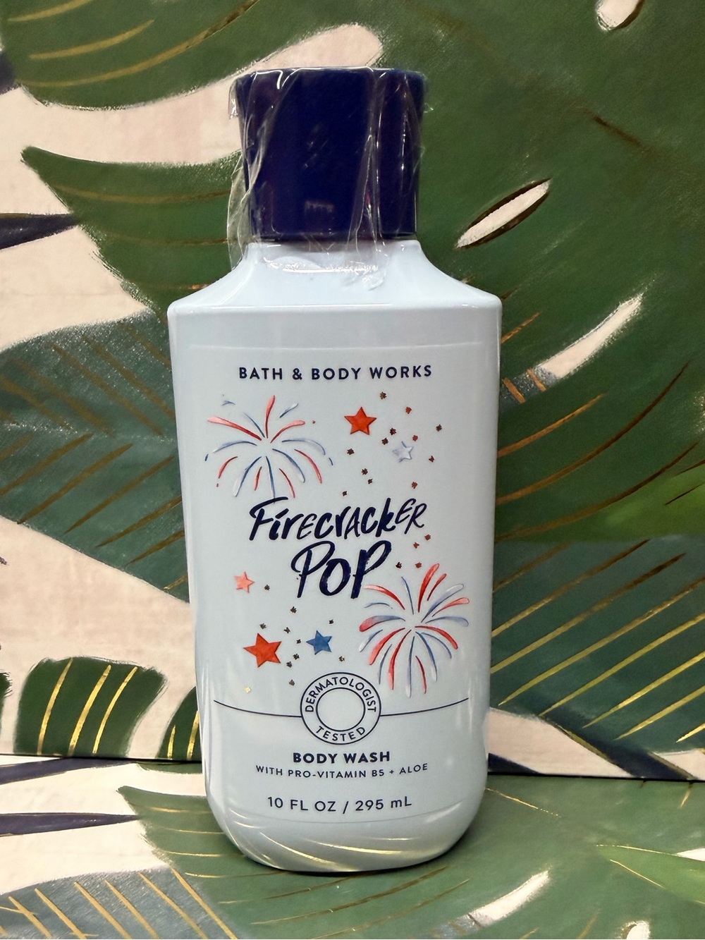 Bath & Body Works Firecracker Pop Body Wash 10 oz Red Cherry Citrus Berry NEW